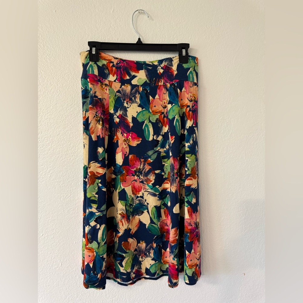 Salaam Floral Skirt, Size XL